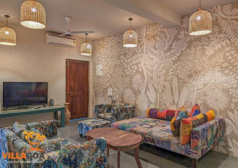 Beach Villa Morjim Chambre photo