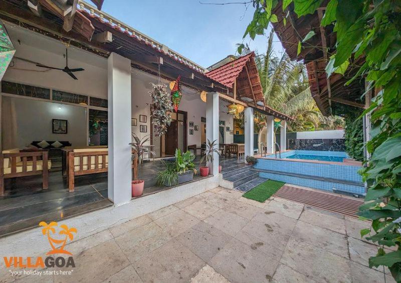 Beach Villa Morjim Chambre photo