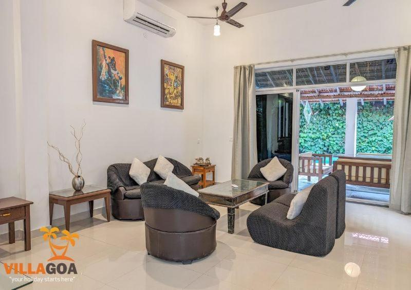 Beach Villa Morjim Chambre photo
